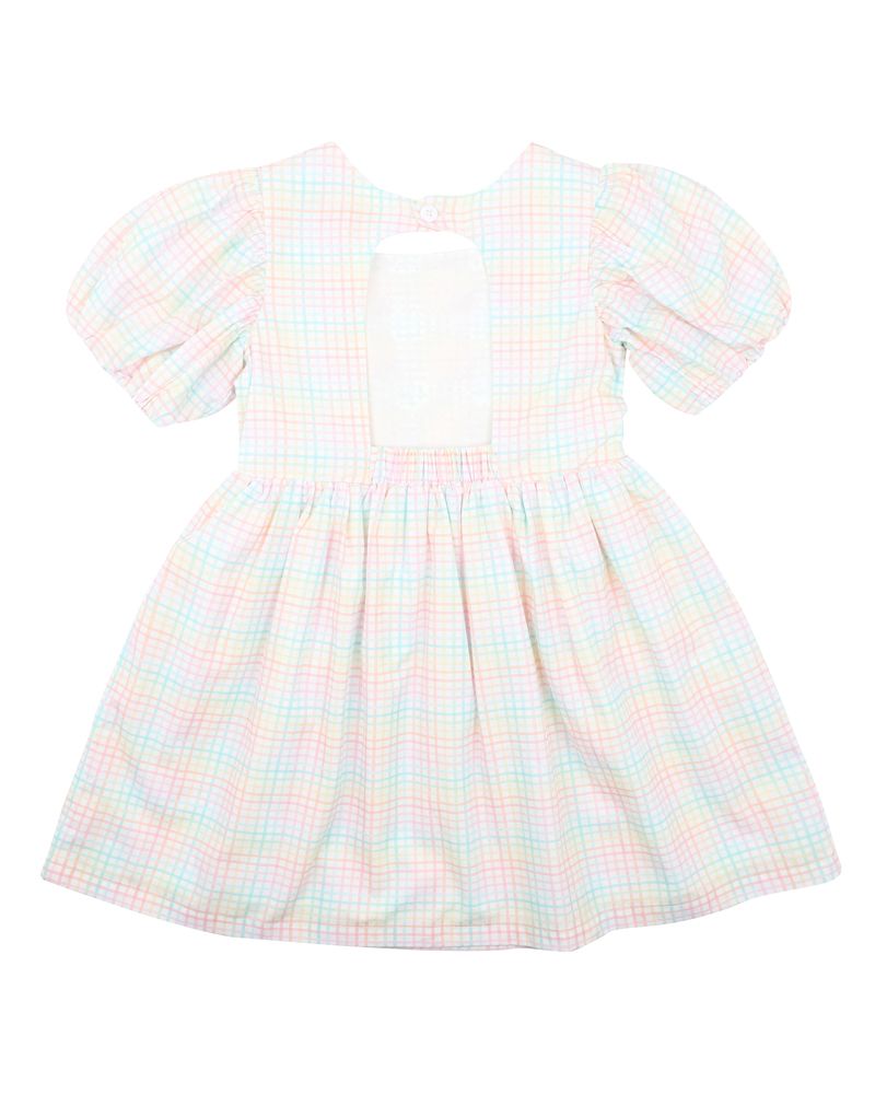 Candy Blossom Check Dress