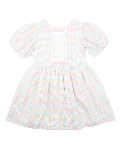 Candy Blossom Check Dress