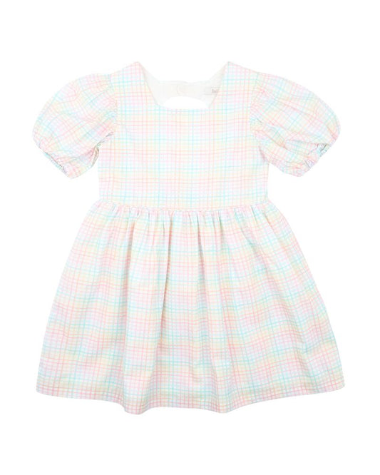 Candy Blossom Check Dress