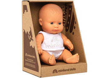 Baby Doll Caucasian Girl, 21cm