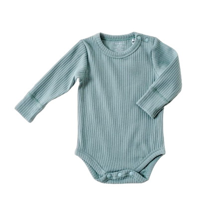 Basics Long Sleeve Bodysuit - Sage