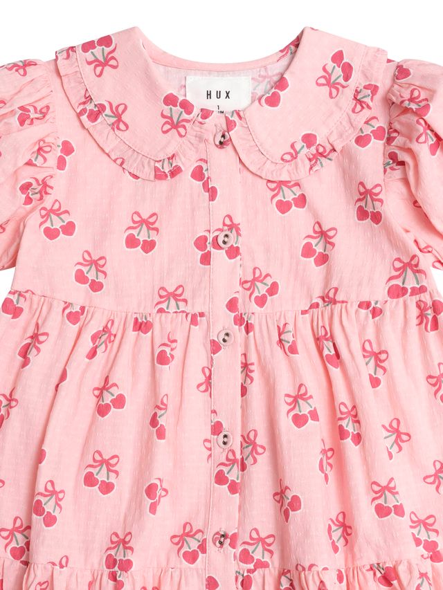 Cherry Pie Tiered Smock Dress