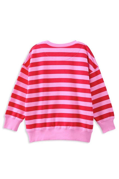 Cherry Stripe Sweat