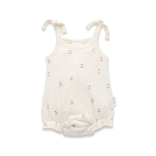 Cherry Bubble Romper