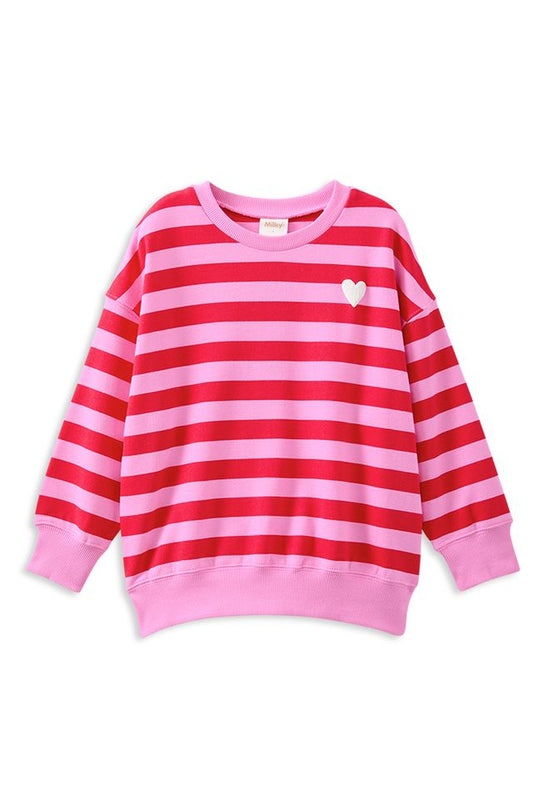 Cherry Stripe Sweat