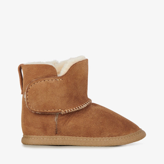 Platinum Baby Bootie - Chestnut