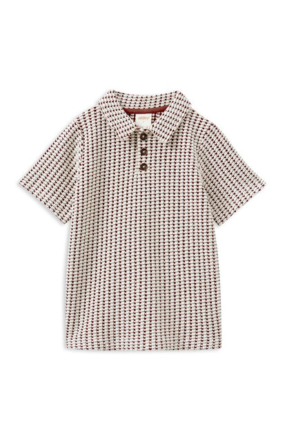 Chocolate Knit Polo