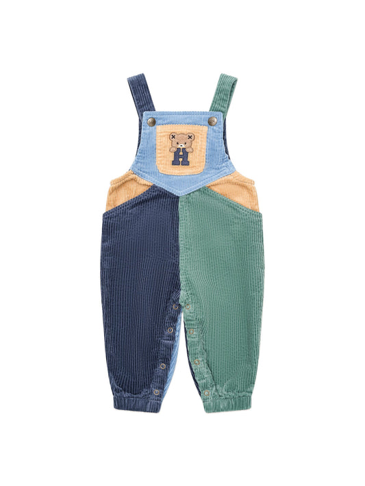 Midnight Colour Block Overalls