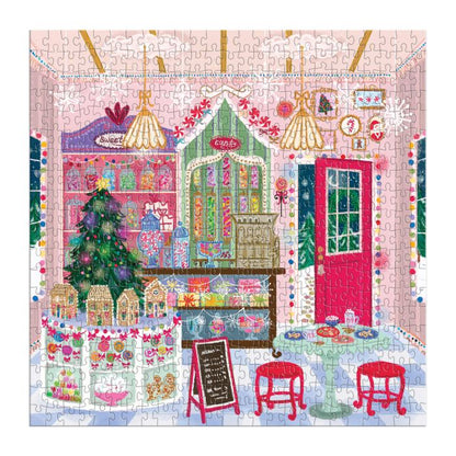 Joy Laforme Gingerbread Cottage Puzzle 500pc