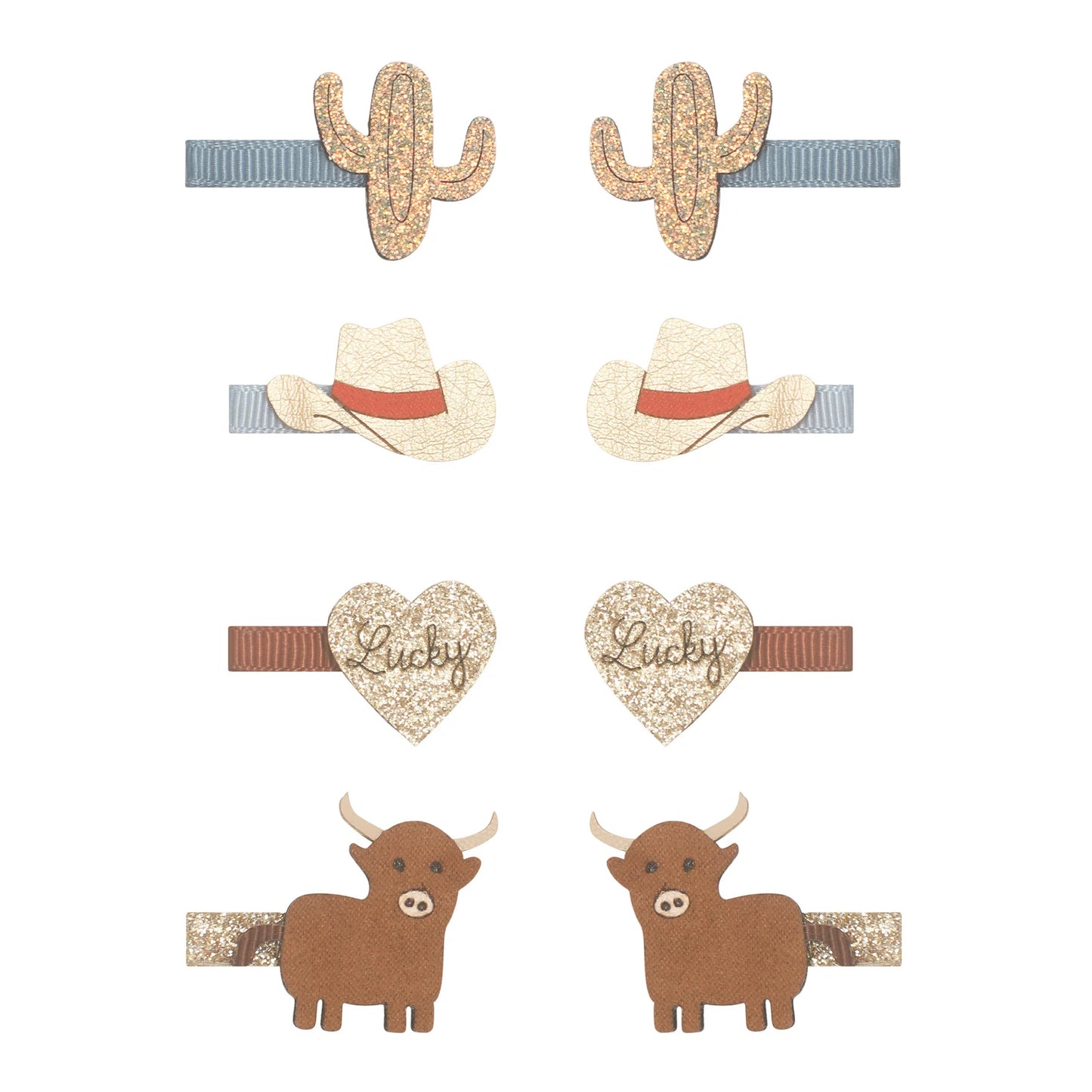 Cowboy Mini Clips - Multi