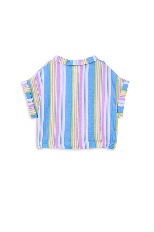 Crinkle Stripe Shirt