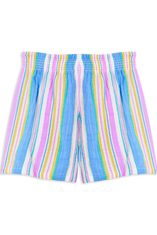 Crinkle Stripe Short