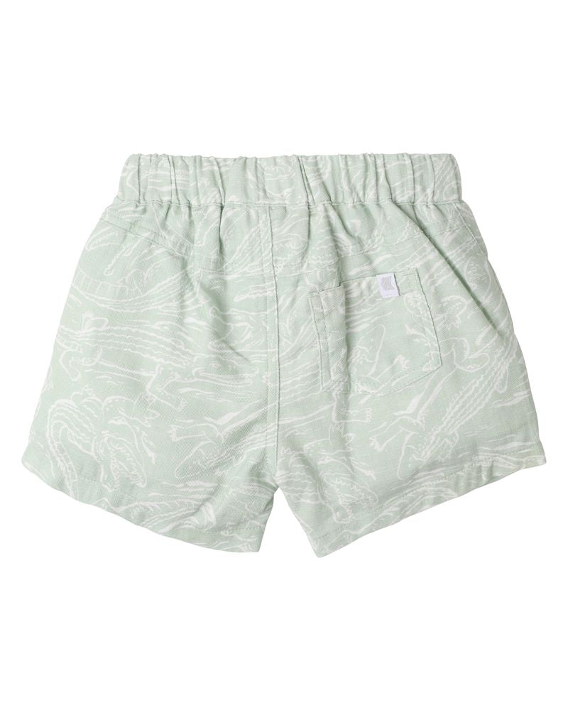 Croc Print Shorts