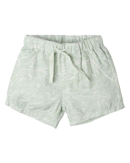 Croc Print Shorts