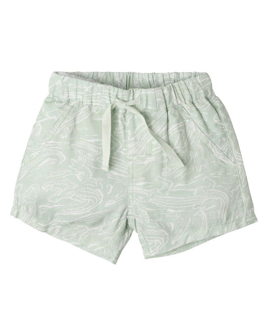 Croc Print Shorts