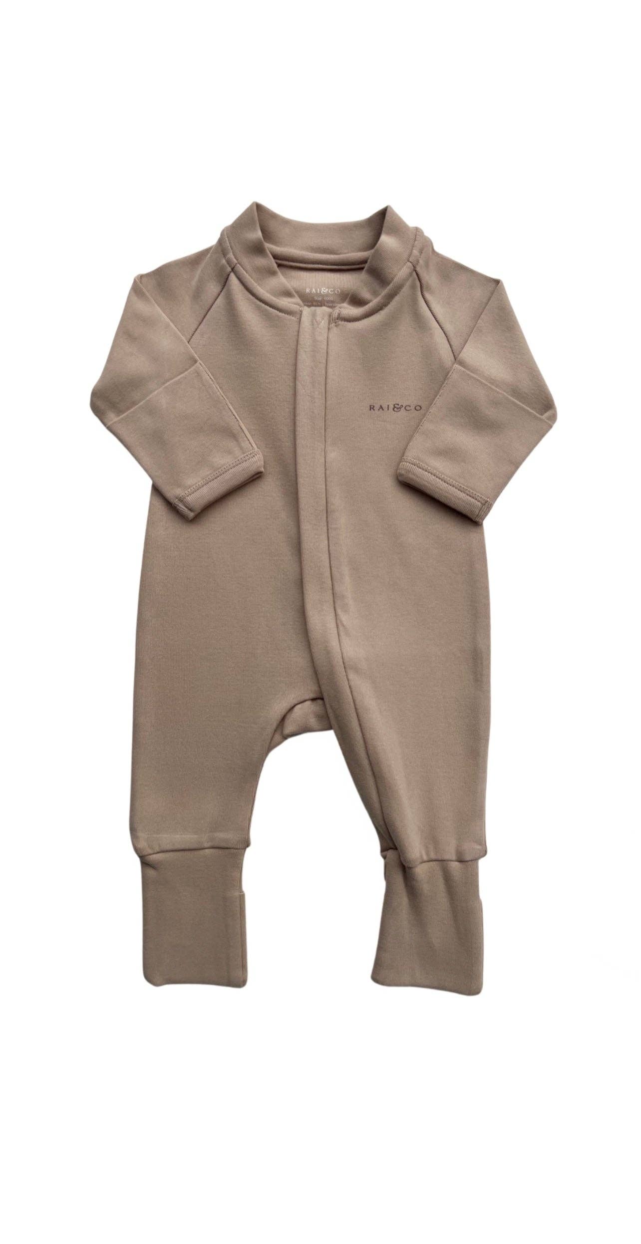 Apple Jumpsuits: Dark Beige