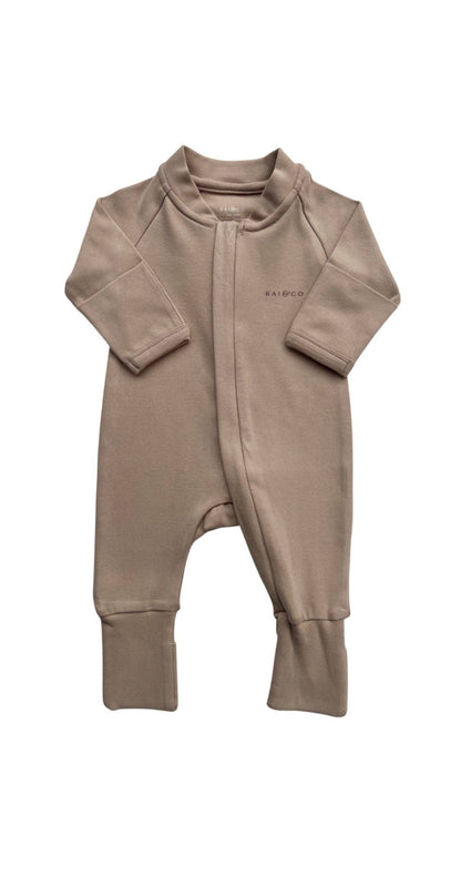 Apple Jumpsuits: Dark Beige