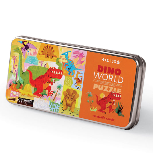 50pc Tin Puzzle - Dino World