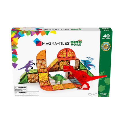 MAGNA-TILES - Dino World - 40pc Set