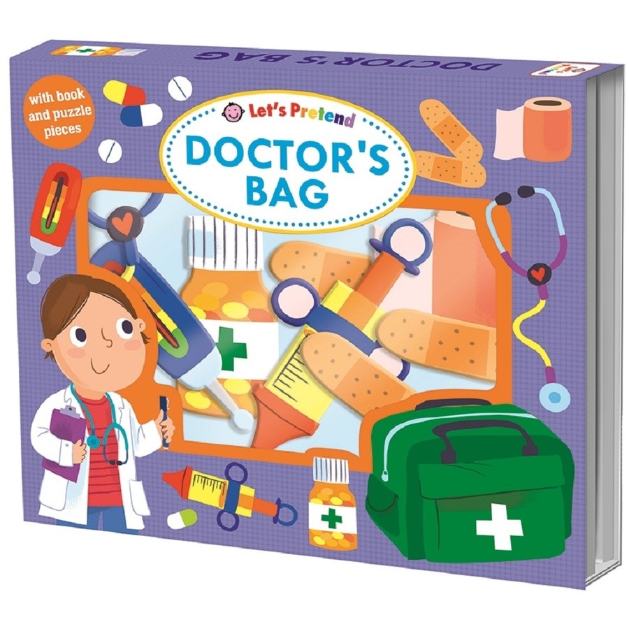 Let's Pretend Book + Puzzle set - Doctor's Bag