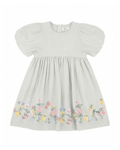 Pia Embroidered Hem Dress
