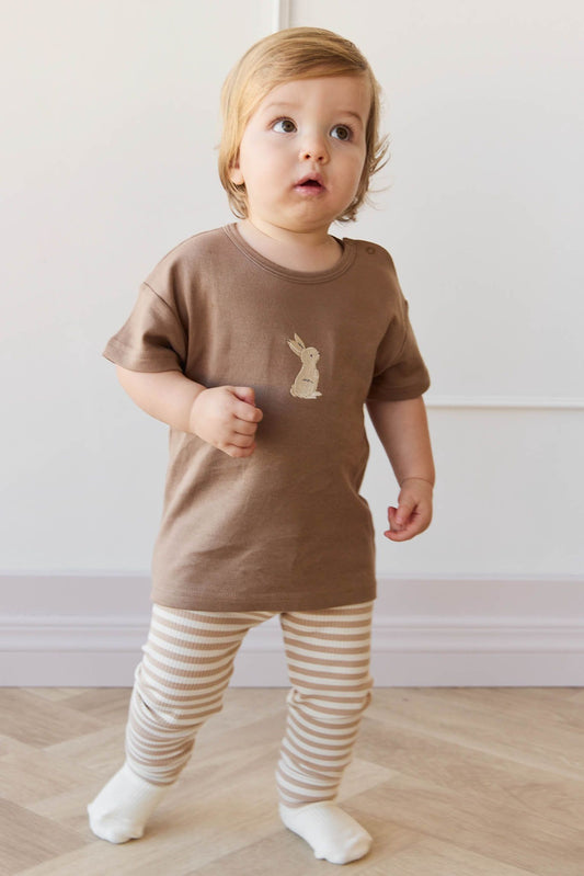 Pima Cotton Hunter Tee - Elk Garden Bunny