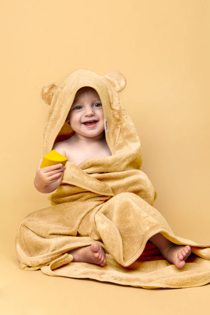 Hooded Towel: Buttercup