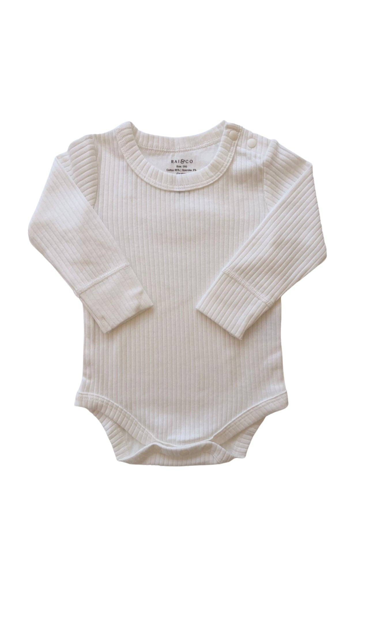 Basics Long Sleeve Bodysuit - Sage