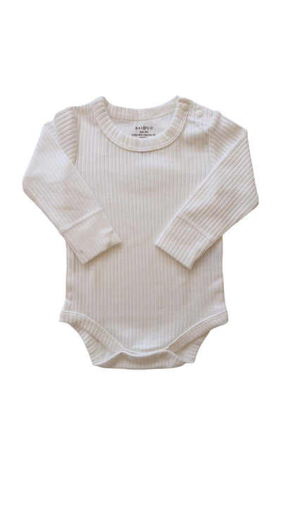 Basics Long Sleeve Bodysuit - Sage