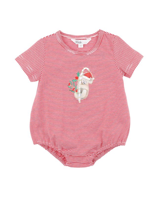 Festive Koala Stripe Bodysuit
