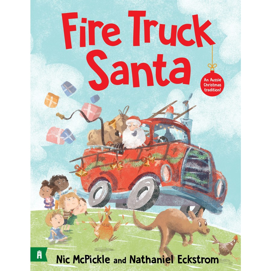 Fire Truck Santa - Book