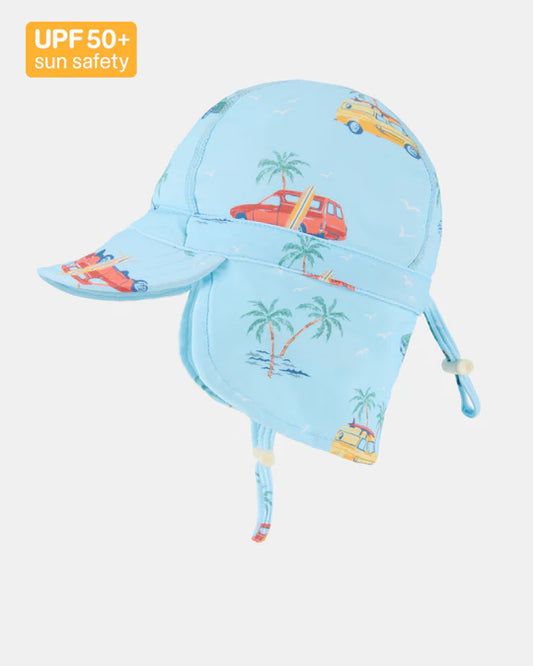 Swim Flap Cap Paradise - Swell Seekers Sky
