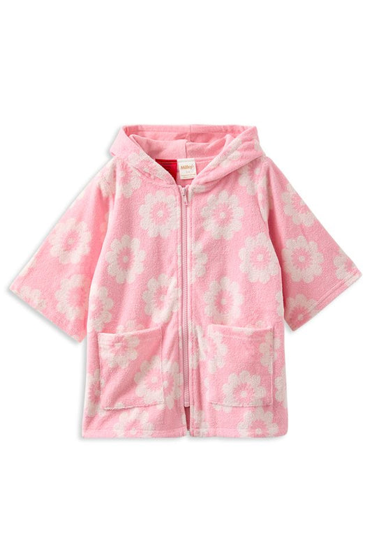 Floral Terry Towelling Cover Up