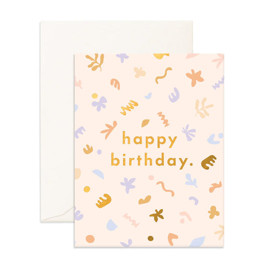 Happy Birthday Fresco Greeting Card