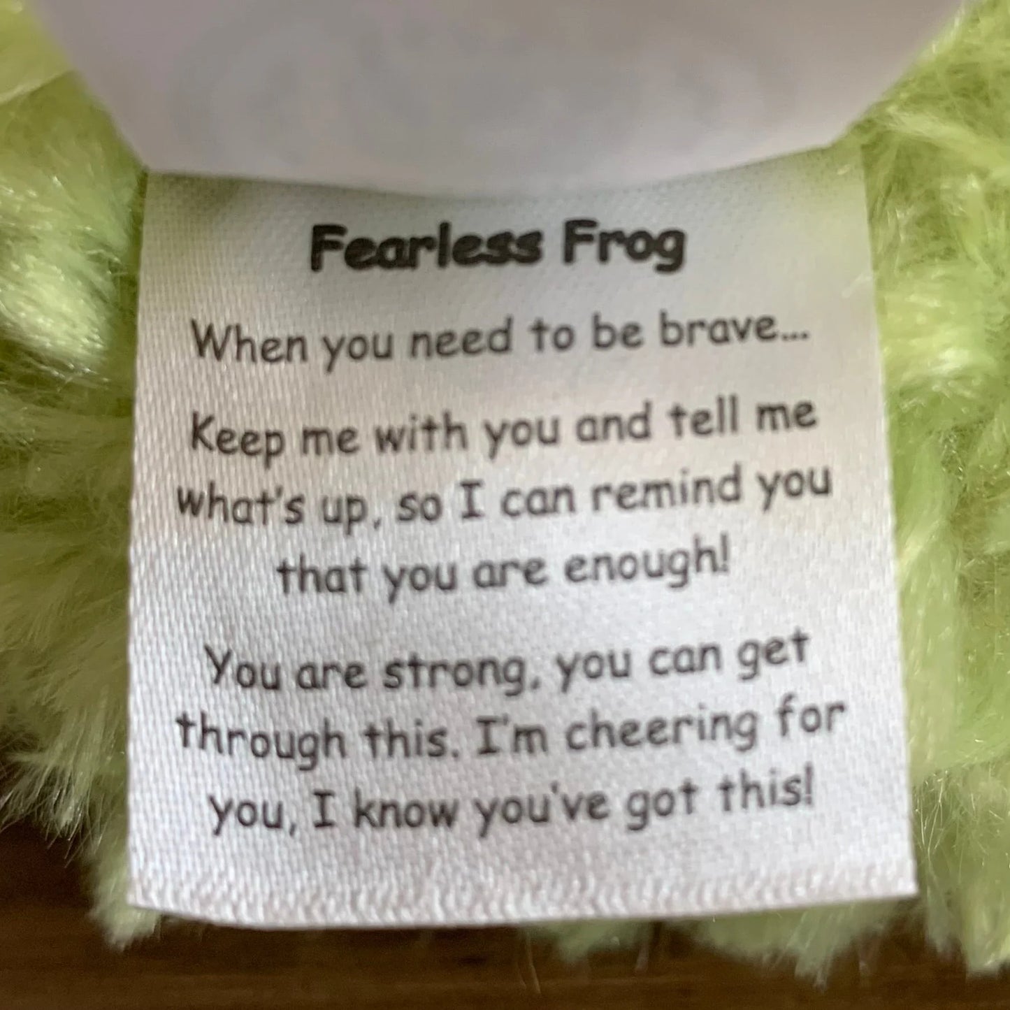 Emotional Support Weighted Fearless Frog