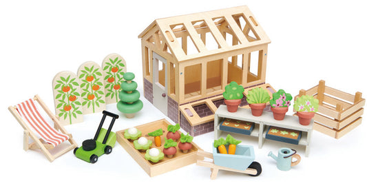 Greenhouse With Garden Set