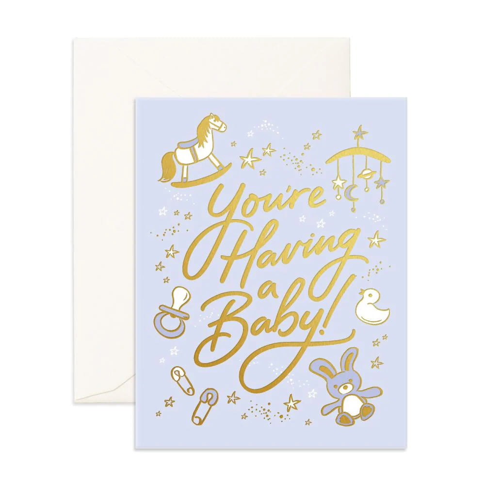 Having A Baby Greeting Card