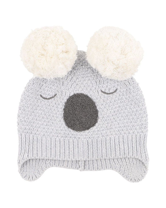 Bailey Koala Pom Pom Beanie