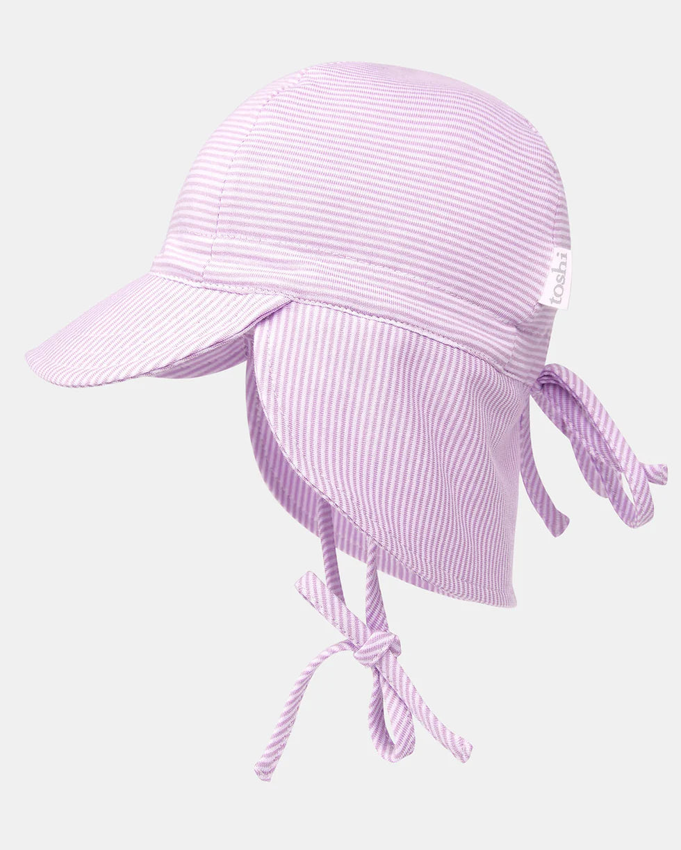 Flap Cap Baby - Lavender