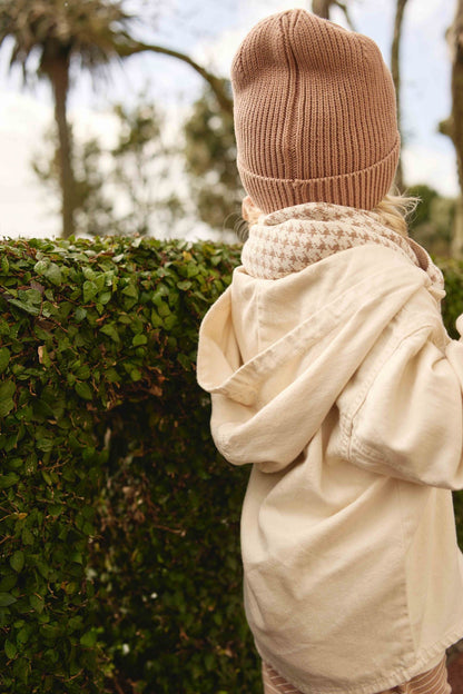 Leon Knitted Beanie - Pale Terracotta