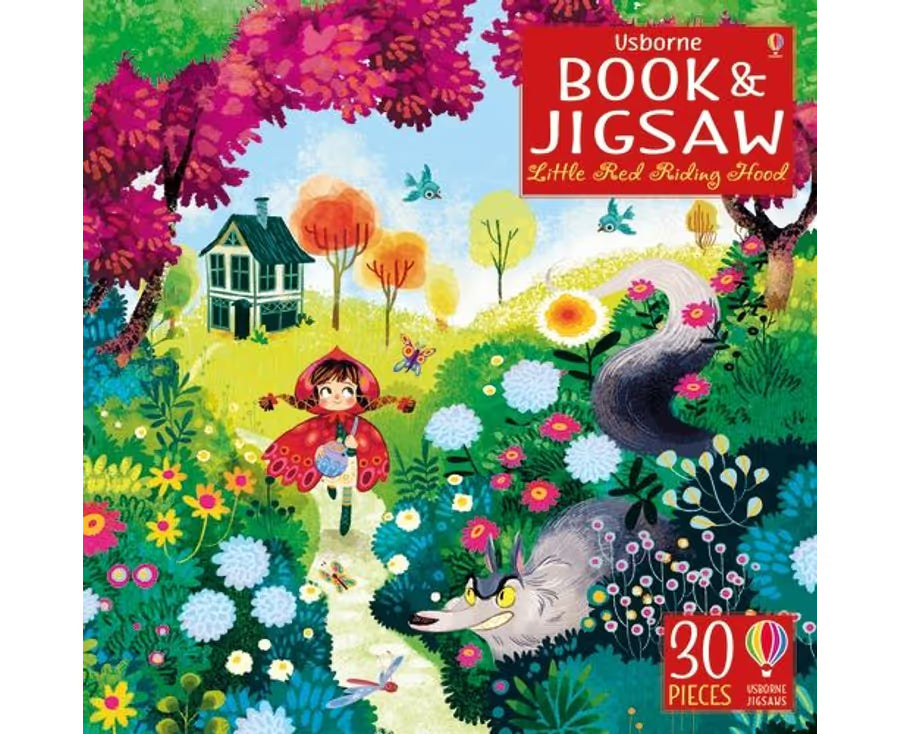 Usborne Book & Jigsaw 30pc Little Red Riding Hood