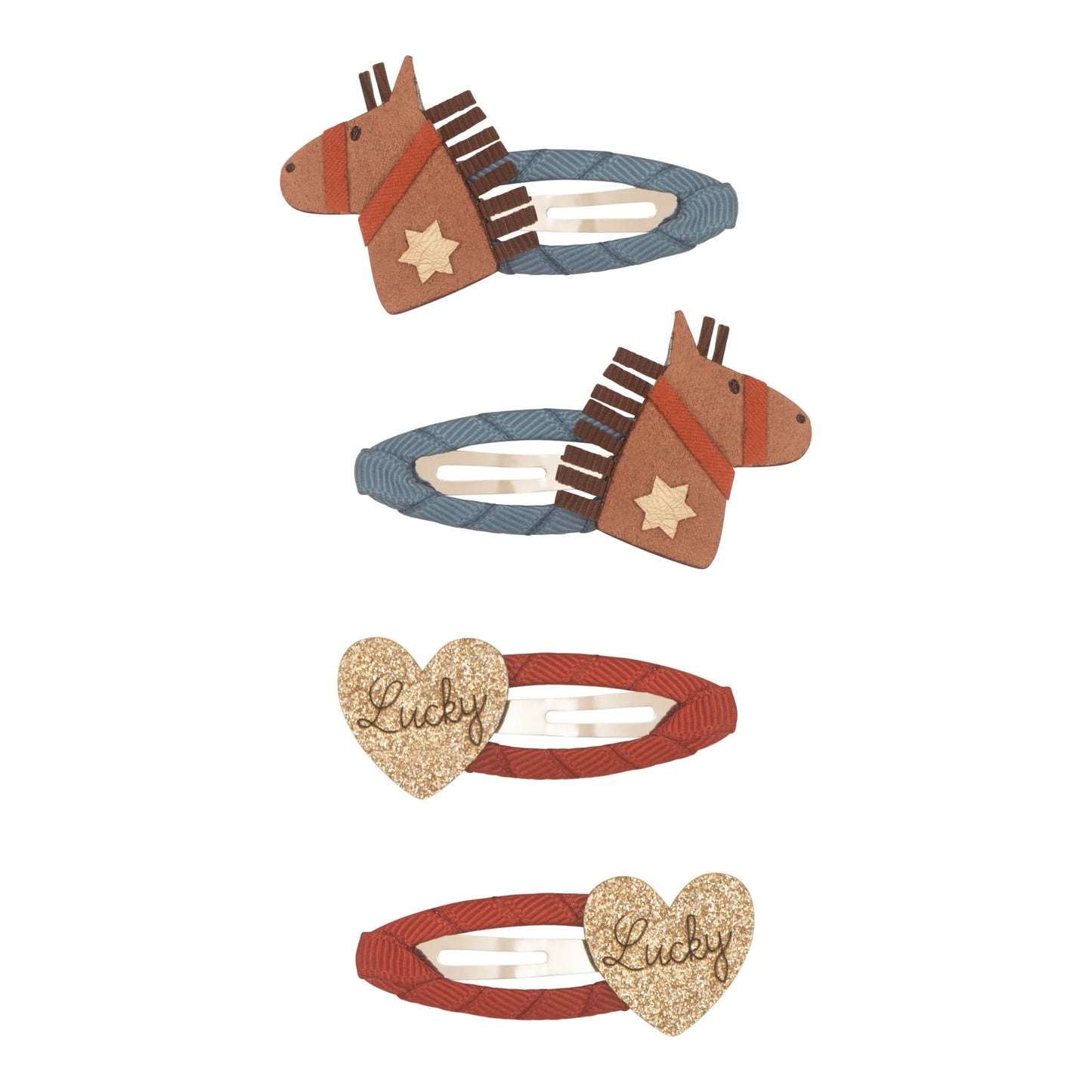 Lucky Horse Clips - Multi