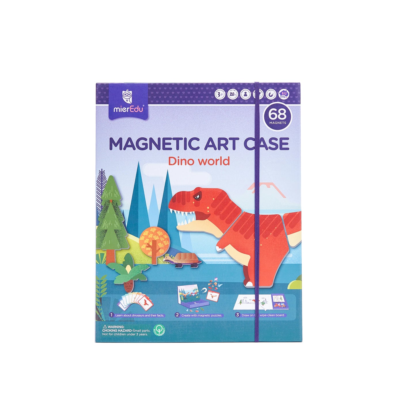 Magnetic Art Case - Dino World