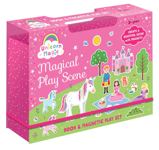Unicorn Magic Book & Magnetic Play Set