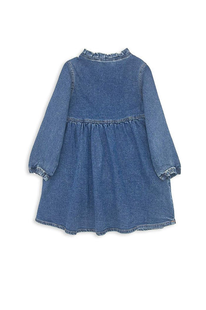 Mid Wash Denim Dress