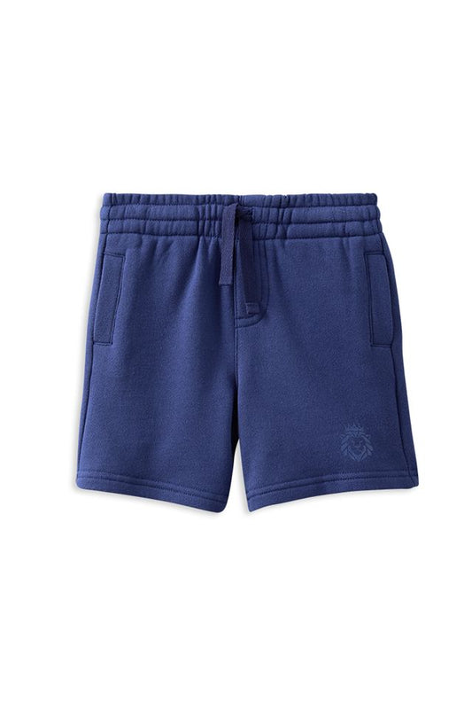 Navy Fleece Short