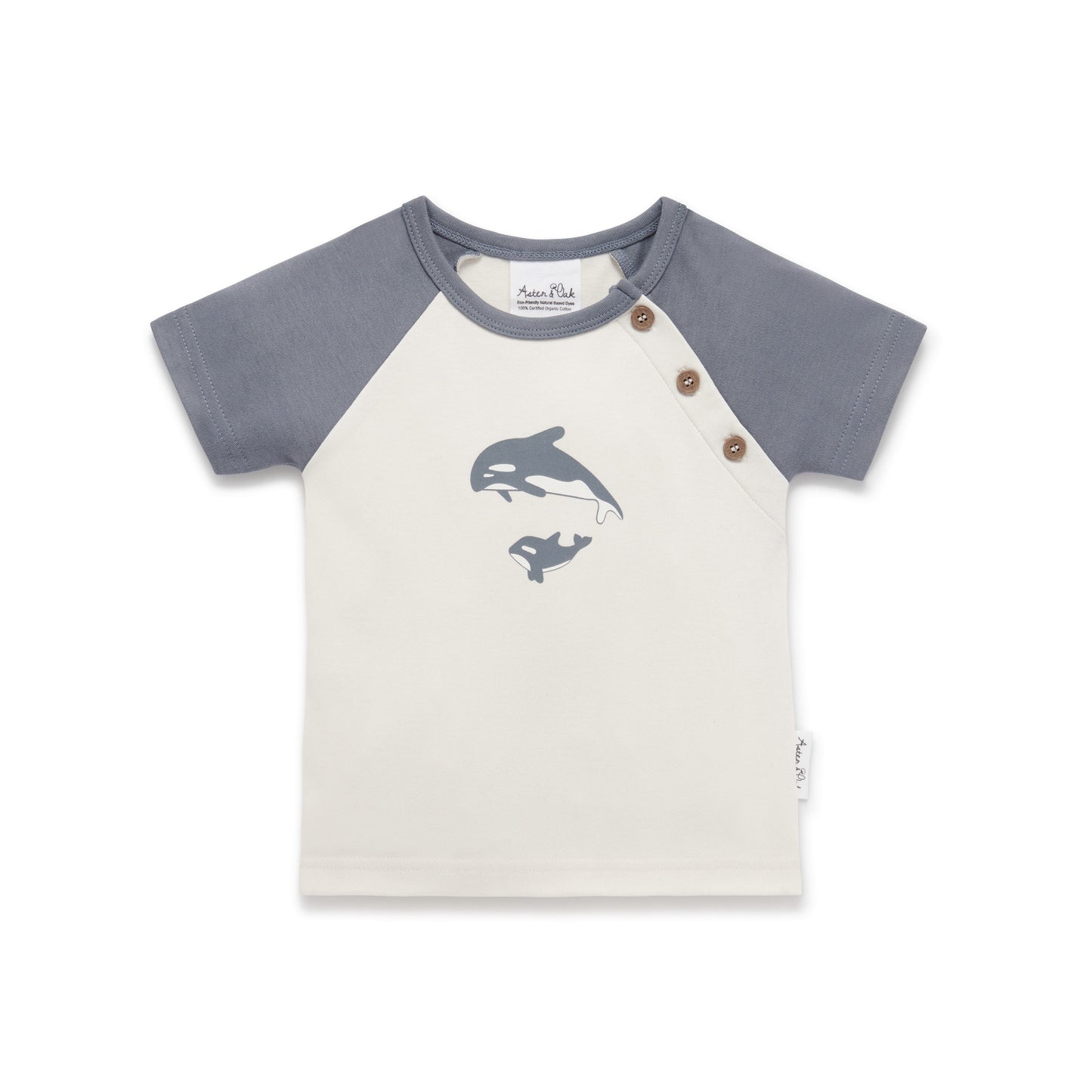 Orca Print Raglan Tee