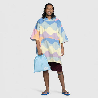 Pastel Wave - Poncho Towel