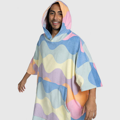 Pastel Wave - Poncho Towel