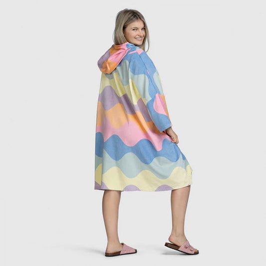 Pastel Wave - Poncho Towel